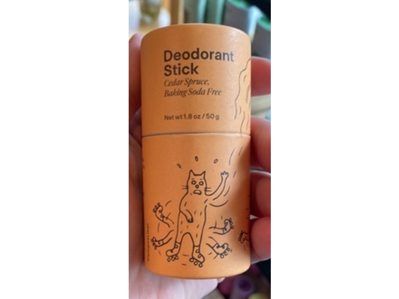 Meow Meow Tweet Deodorant Stick, Cedar Spruce, 1.8 oz/50 g