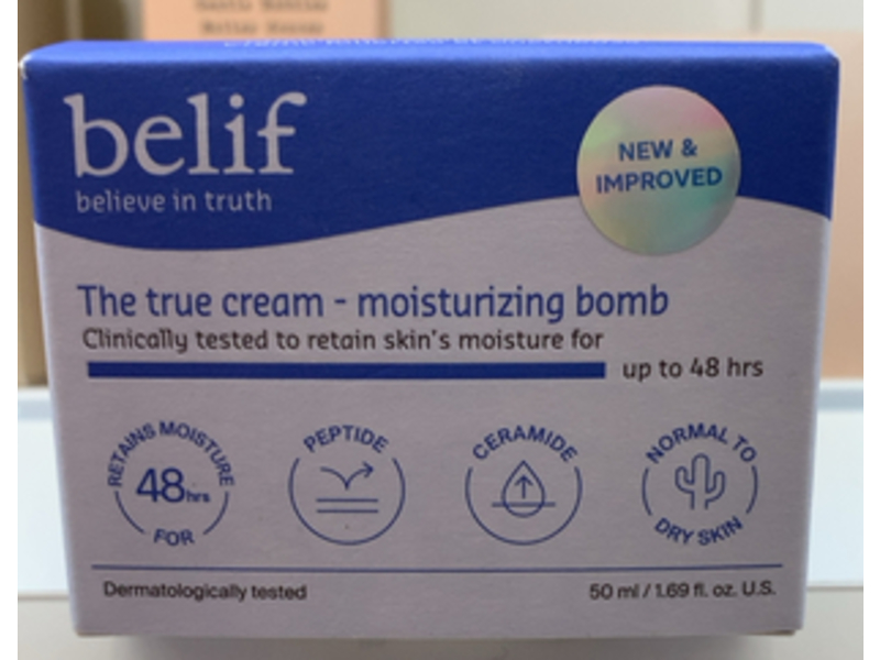 Belif The True Cream - Moisturizing Bomb, 1.69 fl oz/50 mL