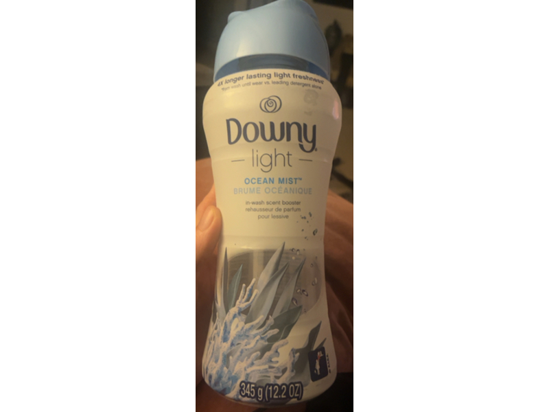 Downy Light In Wash Scent Booster, Ocean Mist, 12.2 oz/345 g