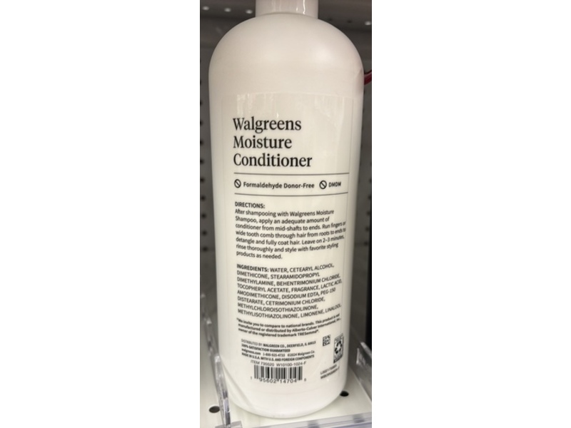 Walgreens Moisture Conditioner, 28 fl oz/828 mL