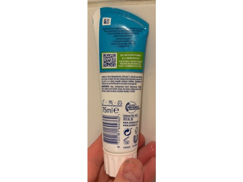 Prodent Toothpaste, Fresh Gel, 75 mL