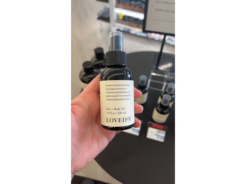 Loved 01 Face + Body Oil, 3.4 fl oz/100 mL