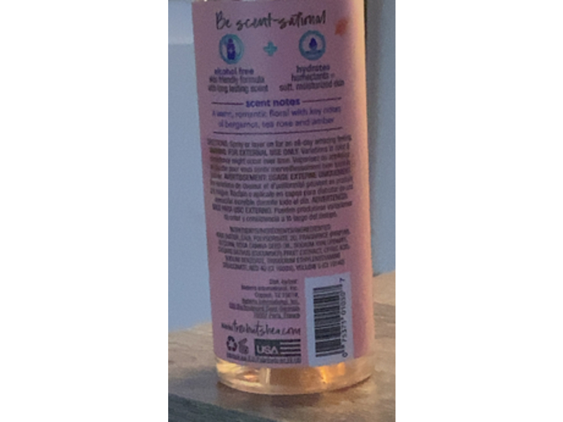 Tree Hut Fragrance Mist, Moroccan Rose, 6 fl oz/177 mL