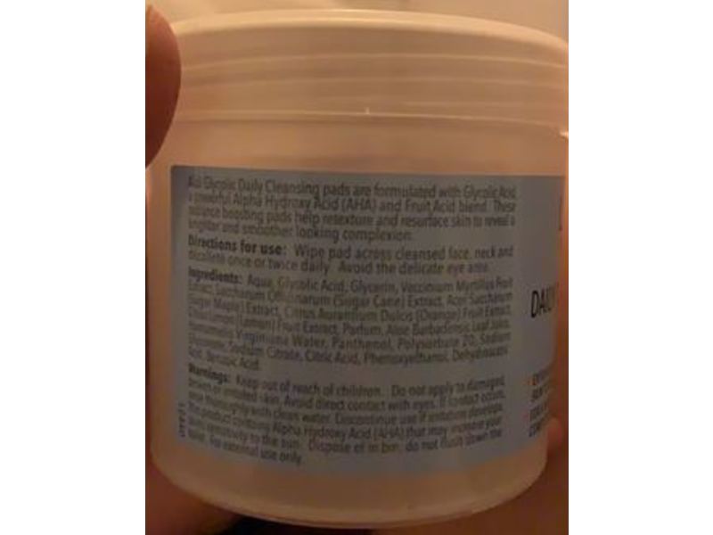 Lacura Glycolic Daily Cleansing Pads, Exfoliate, 60 Pads