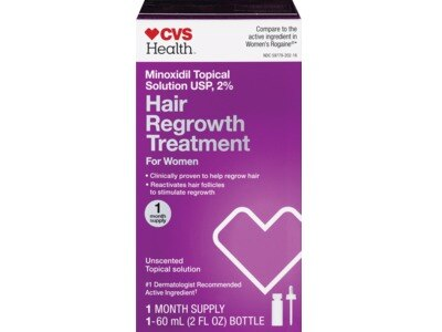 Cvs Health Hair Regrowth Treatment, Unscented, 2 fl oz/60 mL