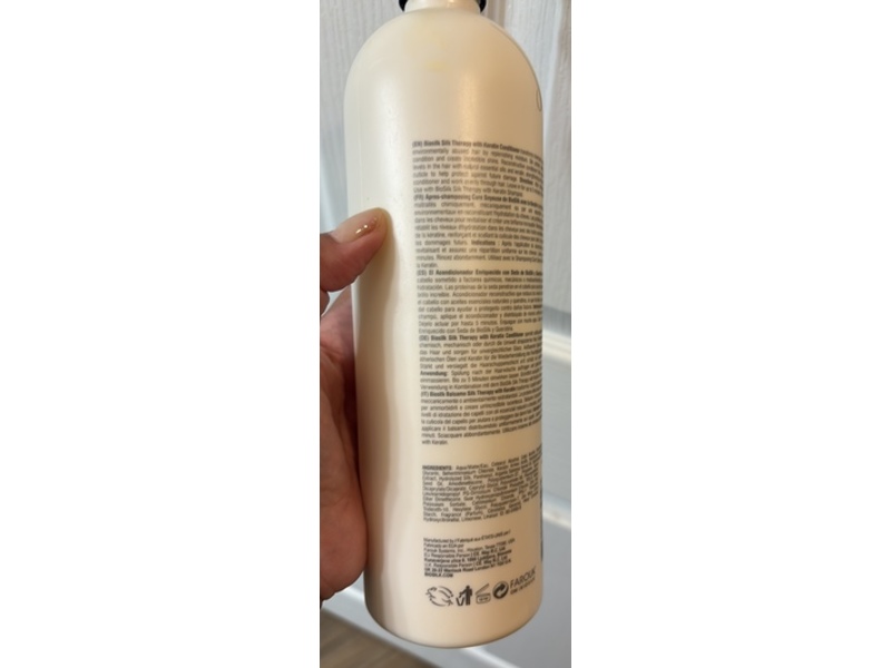 Biosilk Silk Therapy Conditioner, Keratin, 25 fl oz/739 mL
