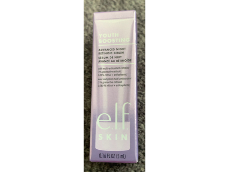e.l.f. Skin Youth Boosting Advanced Night Retinoid Serum, 0.16 fl oz/5 mL