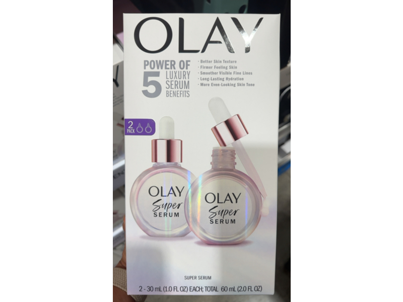 Olay Super Serum, 2.0 fl oz/60 mL, Pack Of 2