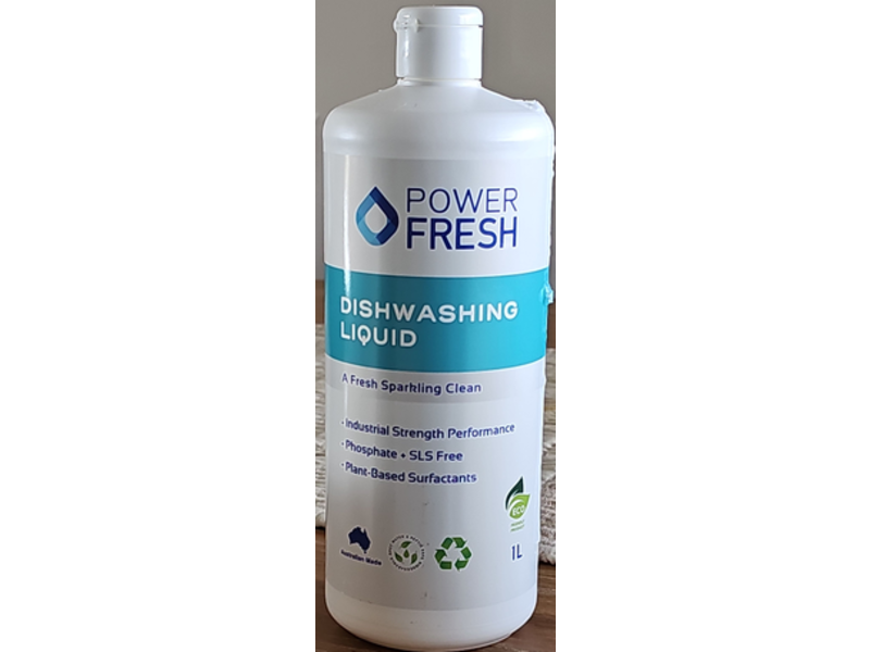 Power Fresh Dishwashing Liquid, 1 L