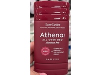Athena Club All Over Deodorant Stick, Love Letter, 2.5 oz/74 g - thumbnail 2