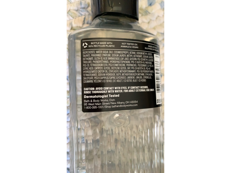 Bath & Body Works Men's 3-in-1 Hair Face & Body Wash, Pro Vitamin B5 + Aloe, 10 fl oz/295 mL