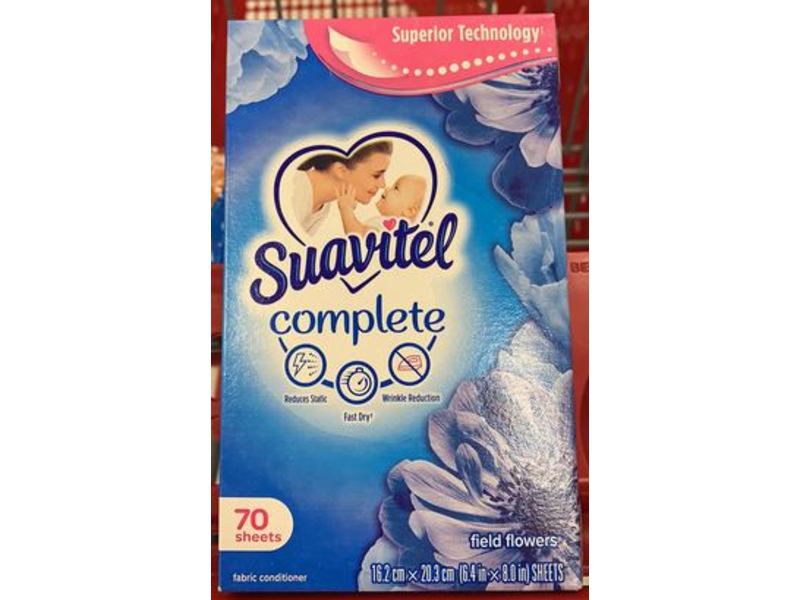 Suavitel Complete Fabric Conditioner, Field Flower, 70 Count