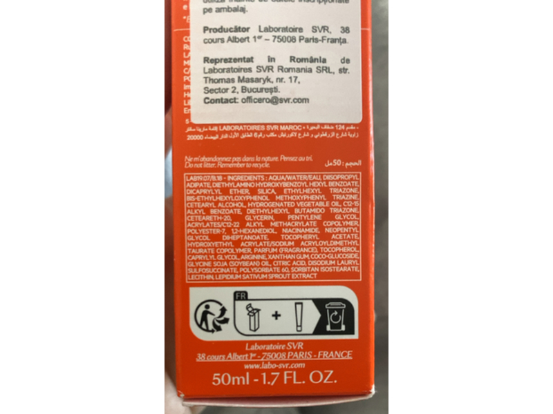 SVR Sun Secure Cream, SPF 50+, 50 mL