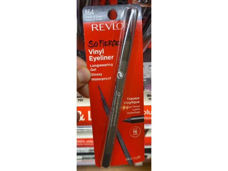 Revlon So Fierce Vinyl Eyeliner, Waterproof, 864 Force Of Steel, 0.042 oz/1.2 g