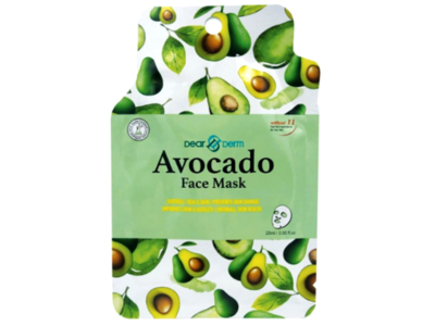 Dear Derm Face Mask, Avocado, 0.85 fl oz/25 mL