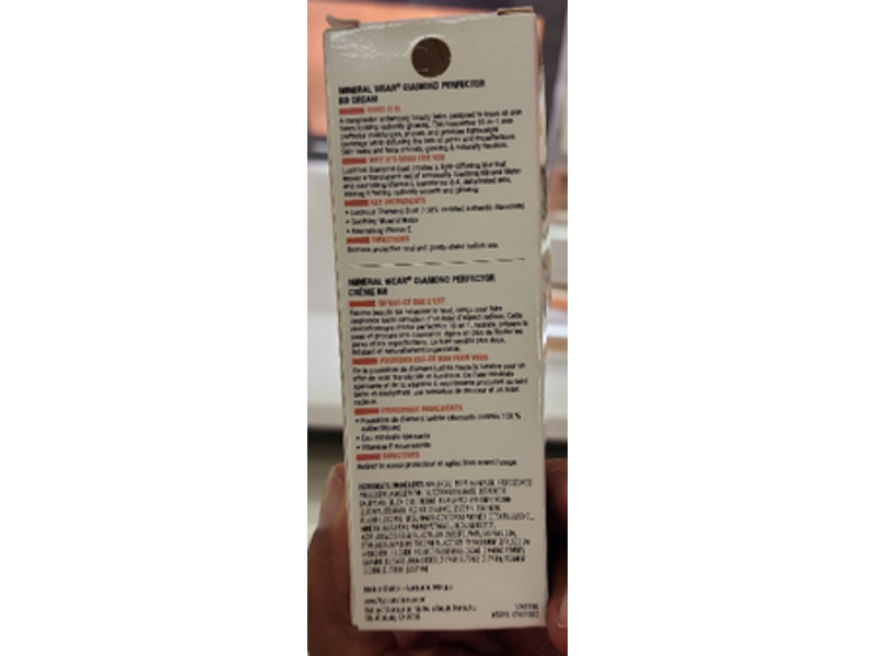 Physicians Formula Mineral Wear Diamond Perfector BB Cream, Tan To Deep, 1.2 fl oz/37 mL