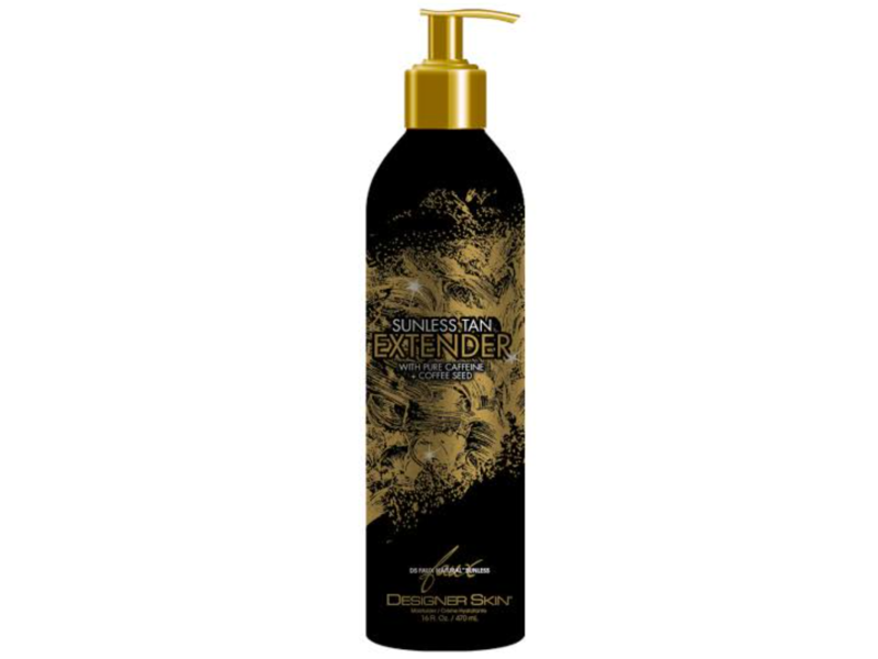 Designer Skin Faux Natural Sunless Tan Extender, Pure Caffeine + Coffee Seed, 16 fl oz/470 mL