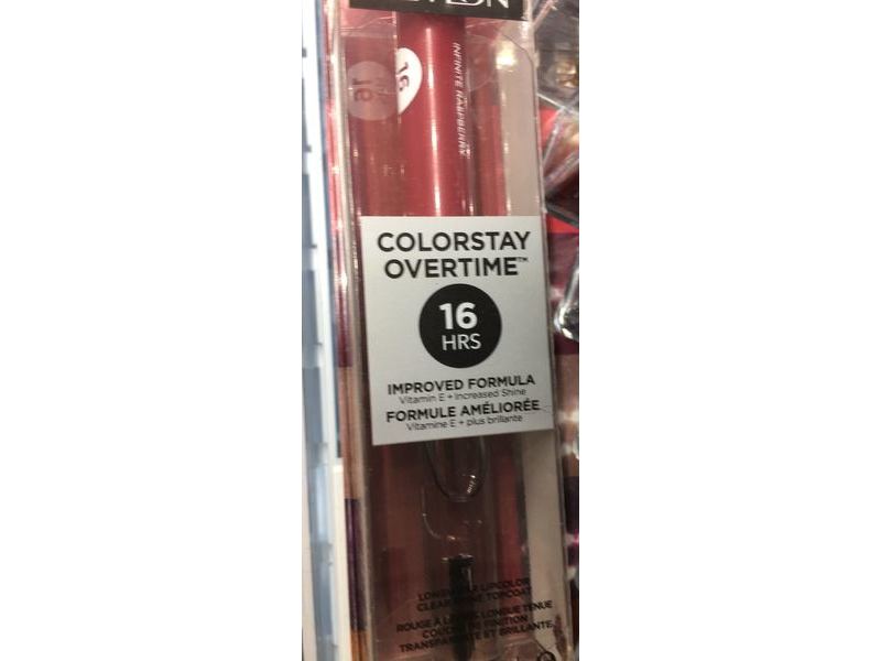 Revlon Colorstay Overtime Lip Color, Infinite Raspberry, 0.07 fl oz