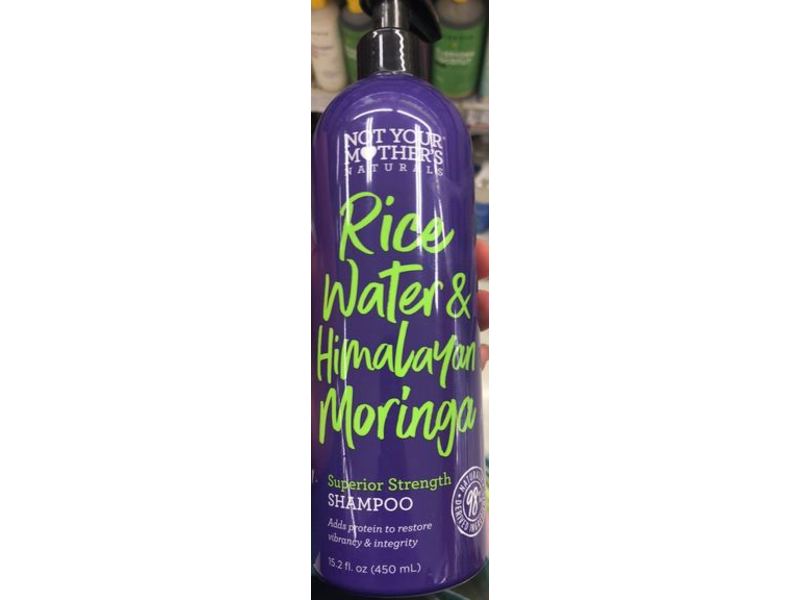 Not Your Mother's Superior Strength Shampoo, Rice Water & Himalayan Moringa, 15.2 fl oz/450 mL
