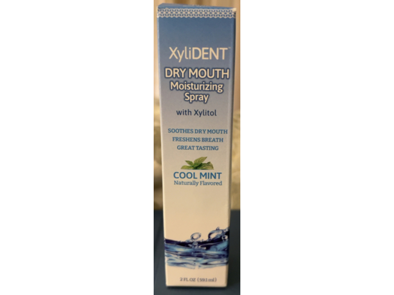XyliDent Dry Mouth Moisturizing Spray, Cool Mint, 2 fl oz/593 mL