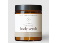 Rowe Casa Organics Exfoliating Body Scrub, Coffee + Vanilla, 9 fl oz/266 mL - thumbnail 1