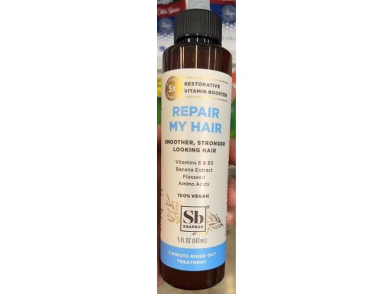 Soapbox Repairing Hair Treatment, 5 fl oz/147 mL