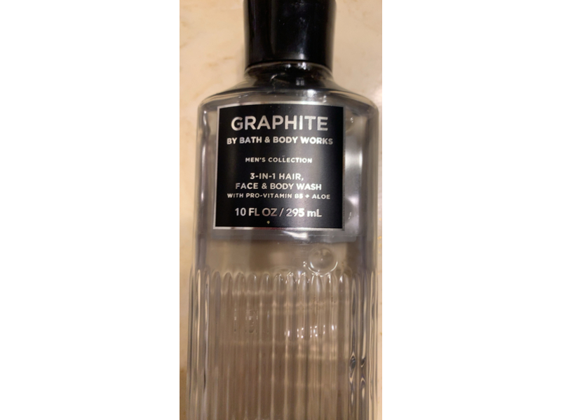 Bath & Body Works Men's 3-in-1 Hair Face & Body Wash, Pro Vitamin B5 + Aloe, 10 fl oz/295 mL