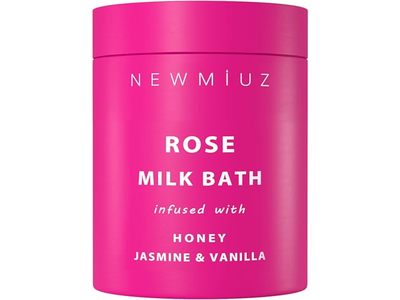 New Miuz Rose Milk Bath, Honey Jasmine & Vanilla, 300 g