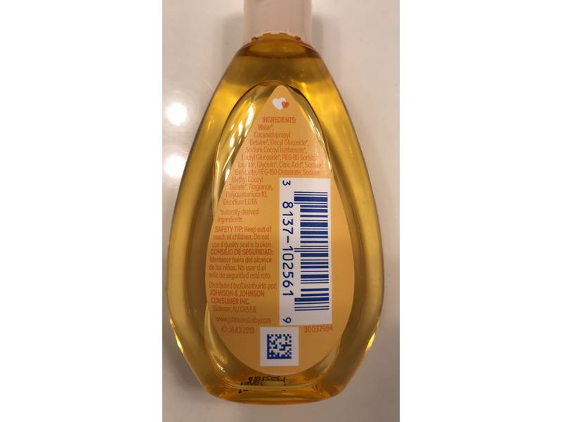 Johnson’s Baby Shampoo with Gentle Tear Free Formula, Travel Size, 1.7 fl. oz