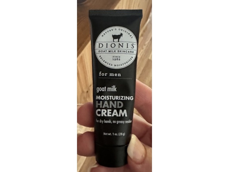 Dionis Goat Milk Skincare Men Moisturizing Hand Cream, 1 oz/28 g, 6 Pack