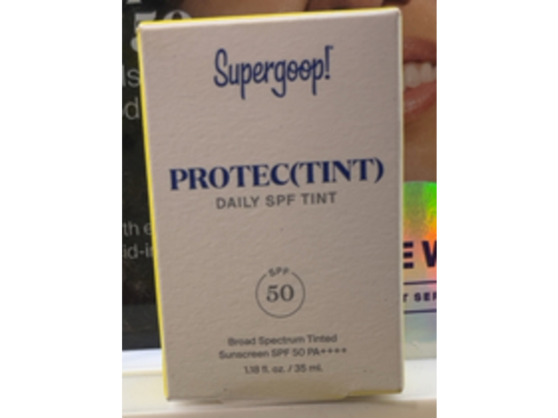Supergoop! Protect Tinted Sunscreen, SPF 50 PA ++++, 22 W, 1.18 fl oz/35 mL