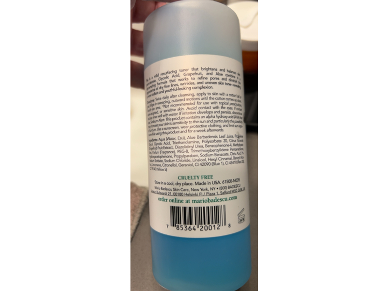Mario Badescu Glycolic Acid Toner, 16 fl oz/472 mL