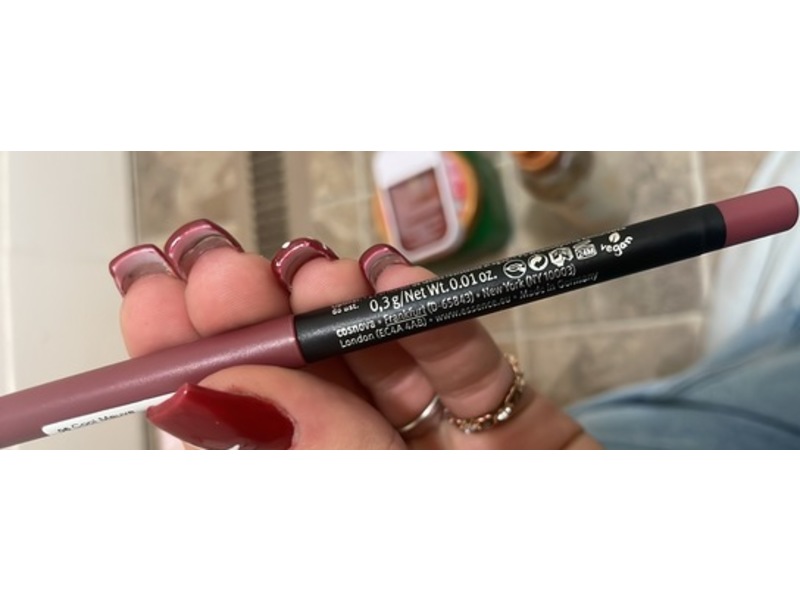 Essence 8h Matte Comfort Lipliner, 06 Cool Mauve, 0.01 oz/0.3 g