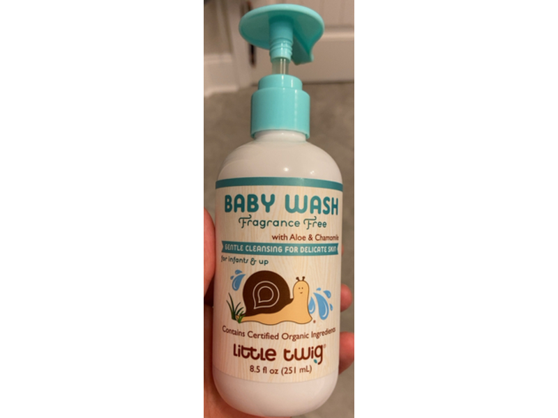 Little Twig Baby Wash, Aloe & Chamomlie, Unscented, 8.5 fl oz/251 mL