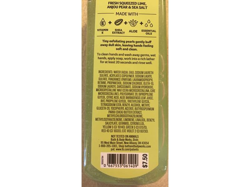 Bath & Body Works Island Margarita Deep Cleansing Hand Soap, 8 fl oz/236 mL