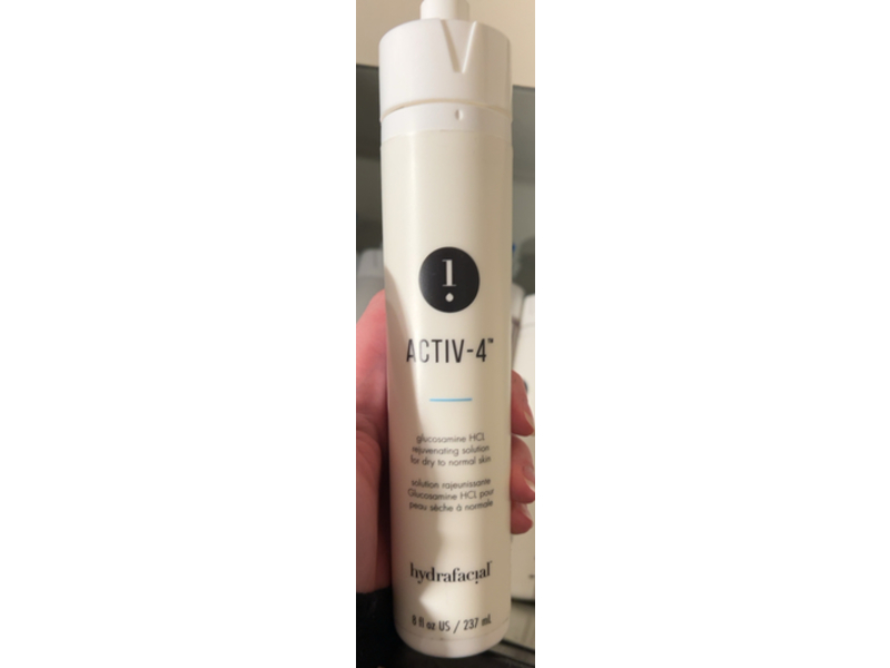 Hydrafacial Activ-4 Glucosamine Hcl Rejuvenating Solution, 8 fl oz/237 mL