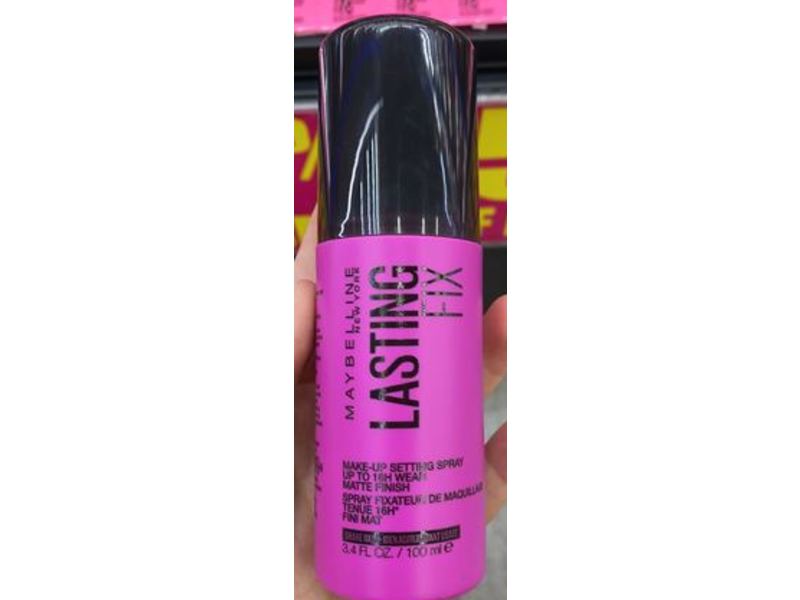 Maybelline New York Lasting Fix Matte Finish Makeup Setting Spray, 3.4 fl oz/100 mL