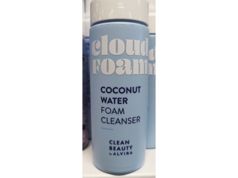 Clean Beauty By Alvira Cloud Foam Cleanser, Coconut Water, 150 mL