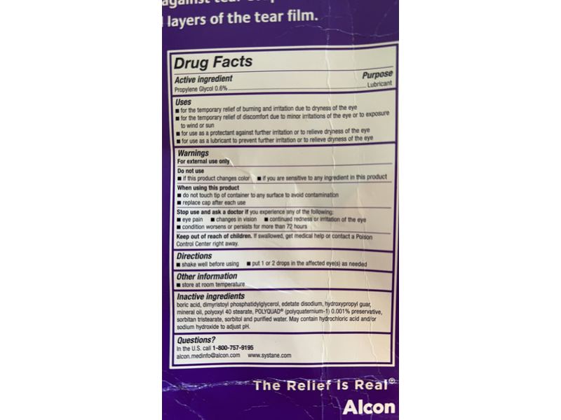 Systane Lubricant Eye Drops, Complete, 10 mL, 3 Pack