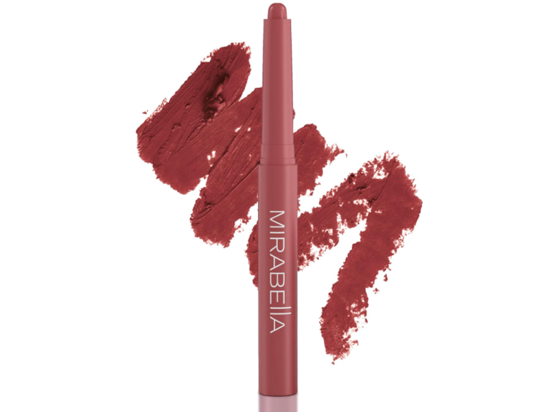 Mirabella Velvet Matte Lip Crayon, Mystic Mauve, 0.05 oz/1.5 g