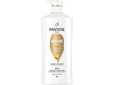 Pantene Pro-V Daily Moisture 2 In 1 Shampoo + Conditioner, 27.7 fl oz/820 mL