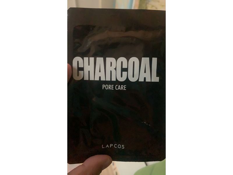 Lapcos Daily Skin Pore Care Sheet Mask, Charcoal, 1 count