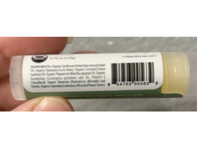 Milk + Honey Lip Balm, Eucalyptus Mint, 0.15 oz/4.2 g