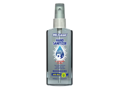 Hi-Gear Moisturizing Hand Sanitizer, Aloe, 8 fl oz/236 mL