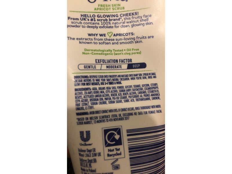 St. Ives Apricot Scrub, Fresh Skin, 150 mL