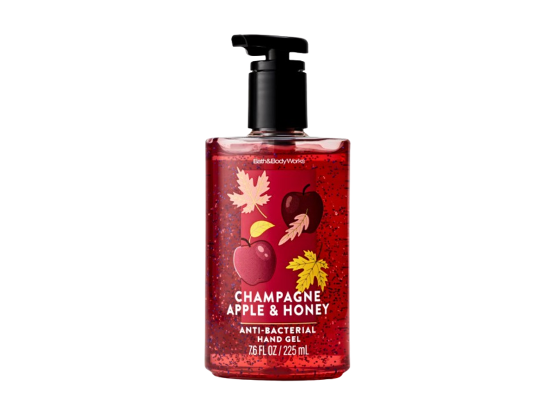 Bath & Body Works Anti-Bacterial Hand Gel, Champagne Apple & Honey, 7.6 fl oz/225 mL