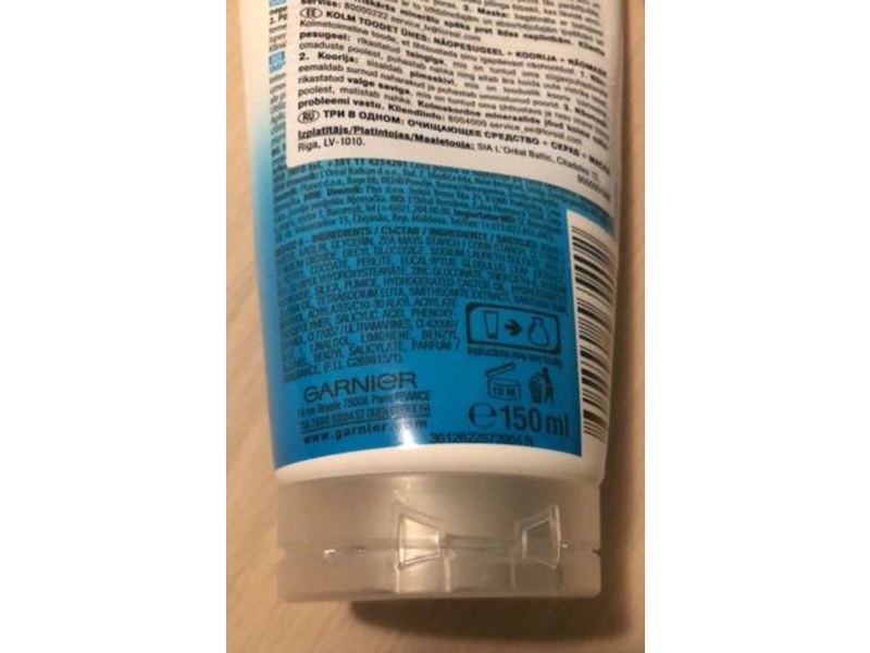 Garnier Pure Active Anti Spots & Marks, 3 In 1 Clay + Salicylic Acid, 150 mL