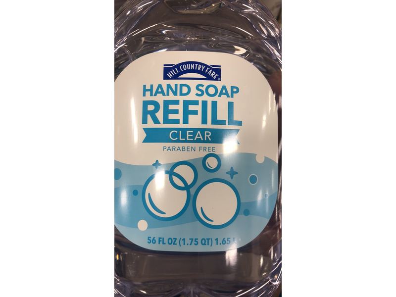 Hill Country Fare Hand Soap, Clear, 56 fl oz/1.65 L