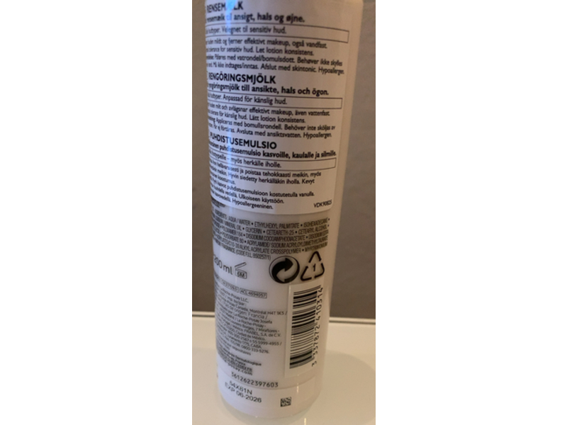 La Roche Posay Make Up Remover, Milk, 6.76 fl oz/200 mL