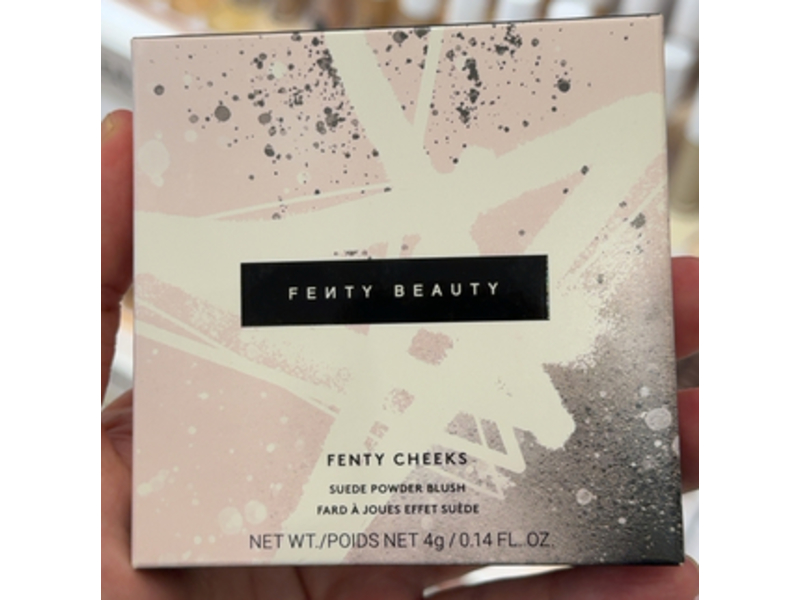 Fenty Beauty Cheeks Suede Powder Blush, 02 Petal Poppin', 0.14 fl oz/4 g